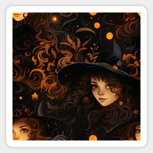 Halloween Monsters 2 - Witch Sticker